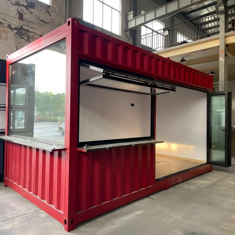 Portable Commercial Container Shop for Food Kiosk, Coffee Bar, Small Restaurant &amp; Retail Store with Fast Installation