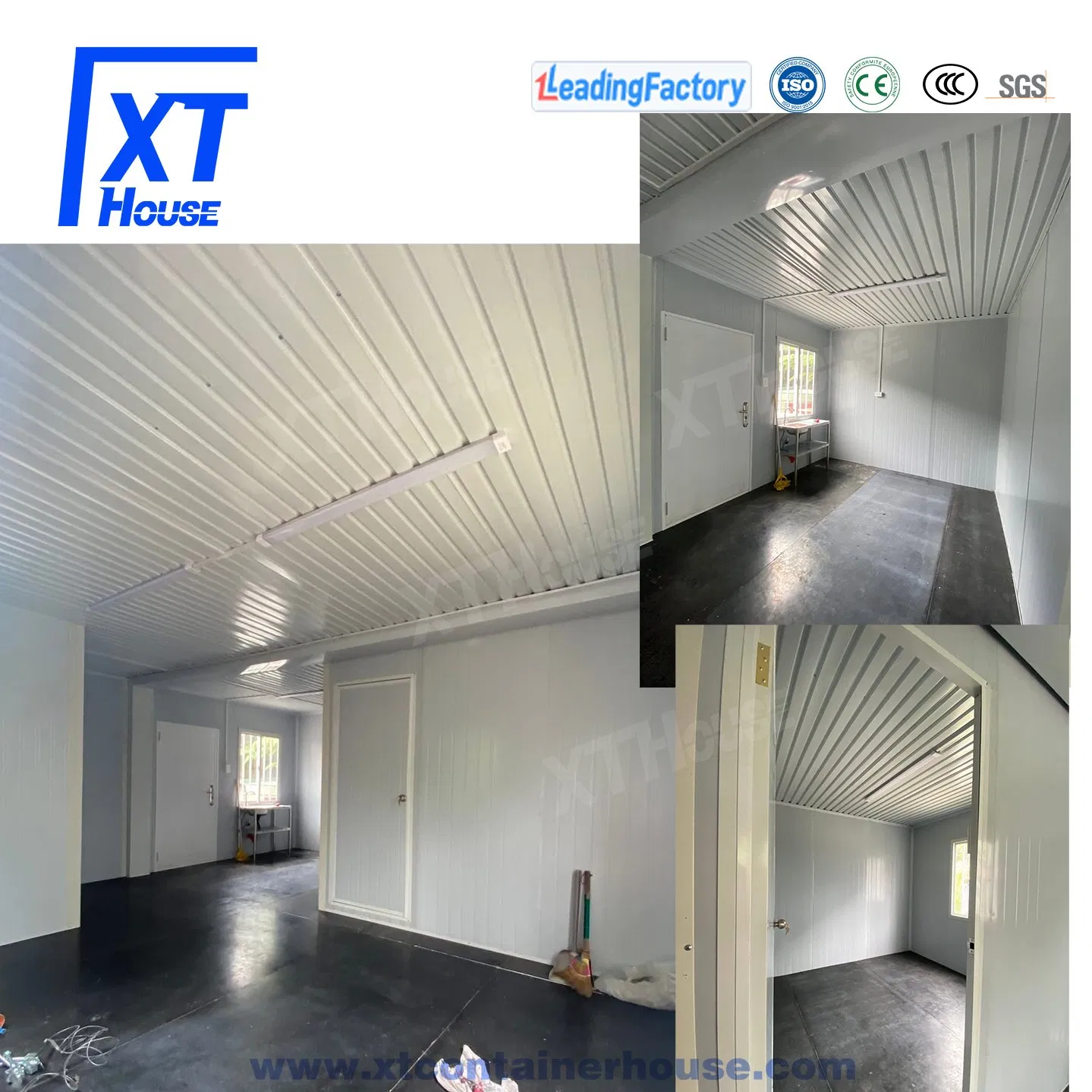 Assembly Portable Prefab Modular Casa Modular Prefabricada Tiny Steel Container House for Camp/Construction Site Worker's Dormitory/Office/Store