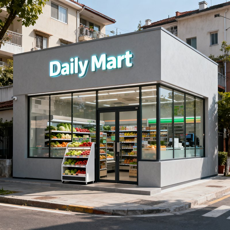 Sustainable Prefab Fresh Food Store for Eco Conscious Retailers
