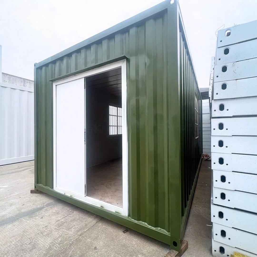 Eco-Friendly Packaged Container House with Solar Panel Readiness, Ideal for off-Grid Living and Sustainable Tourism
