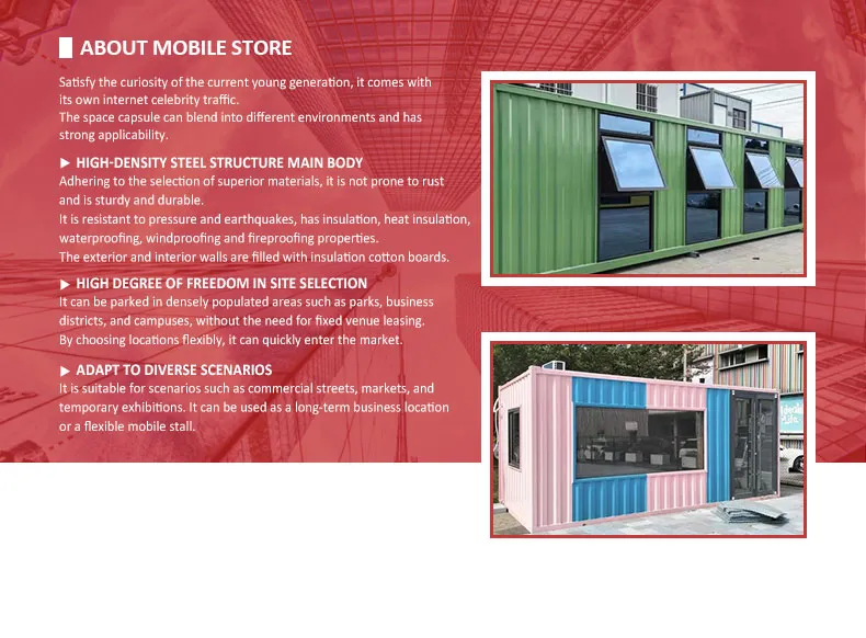 Customizable Prefab Shop Container House 7