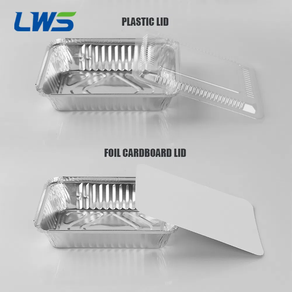 Small Takeaway Round Color Disposable Aluminum Foil Food Baking Container with Cover