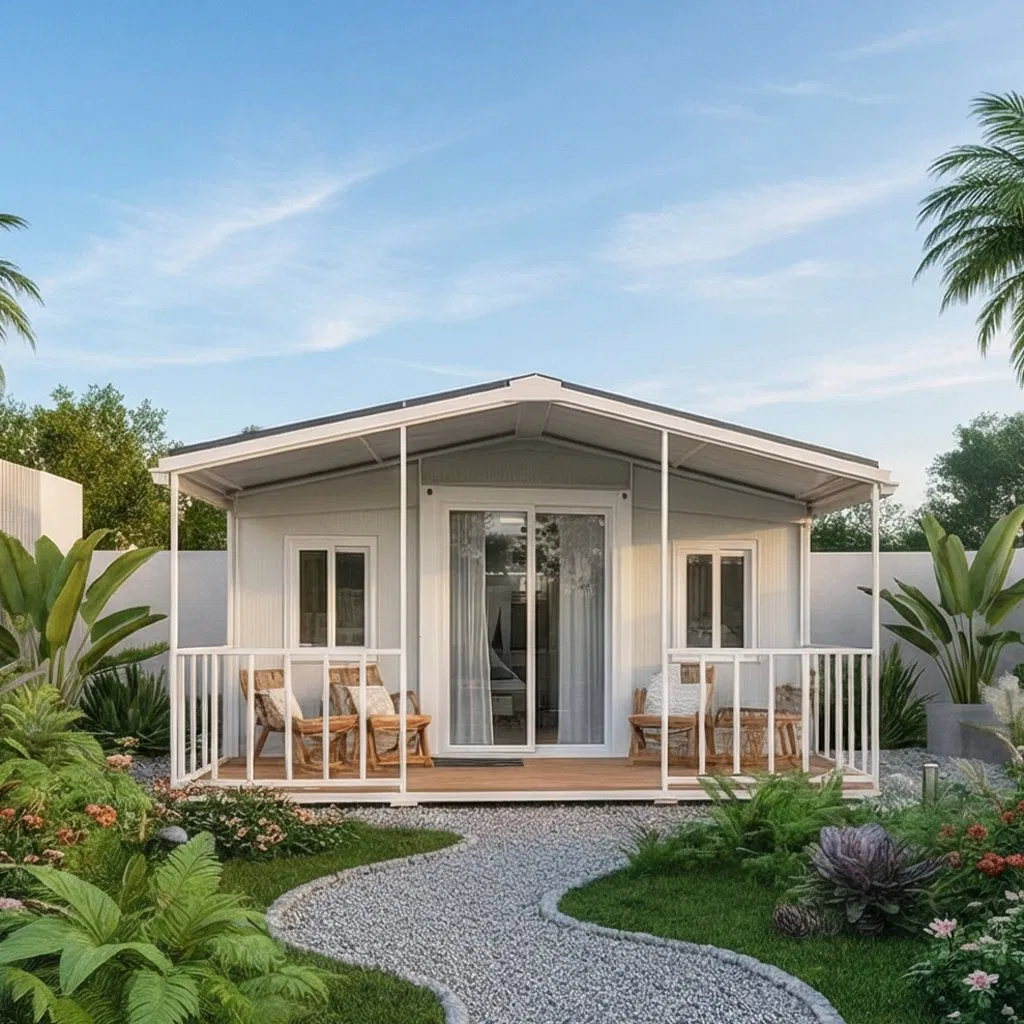 Luxury Supplier Factory Price Customized Double Wing Folding 20FT Prefabricated Expandable Modular Extended Prefab Home Container House