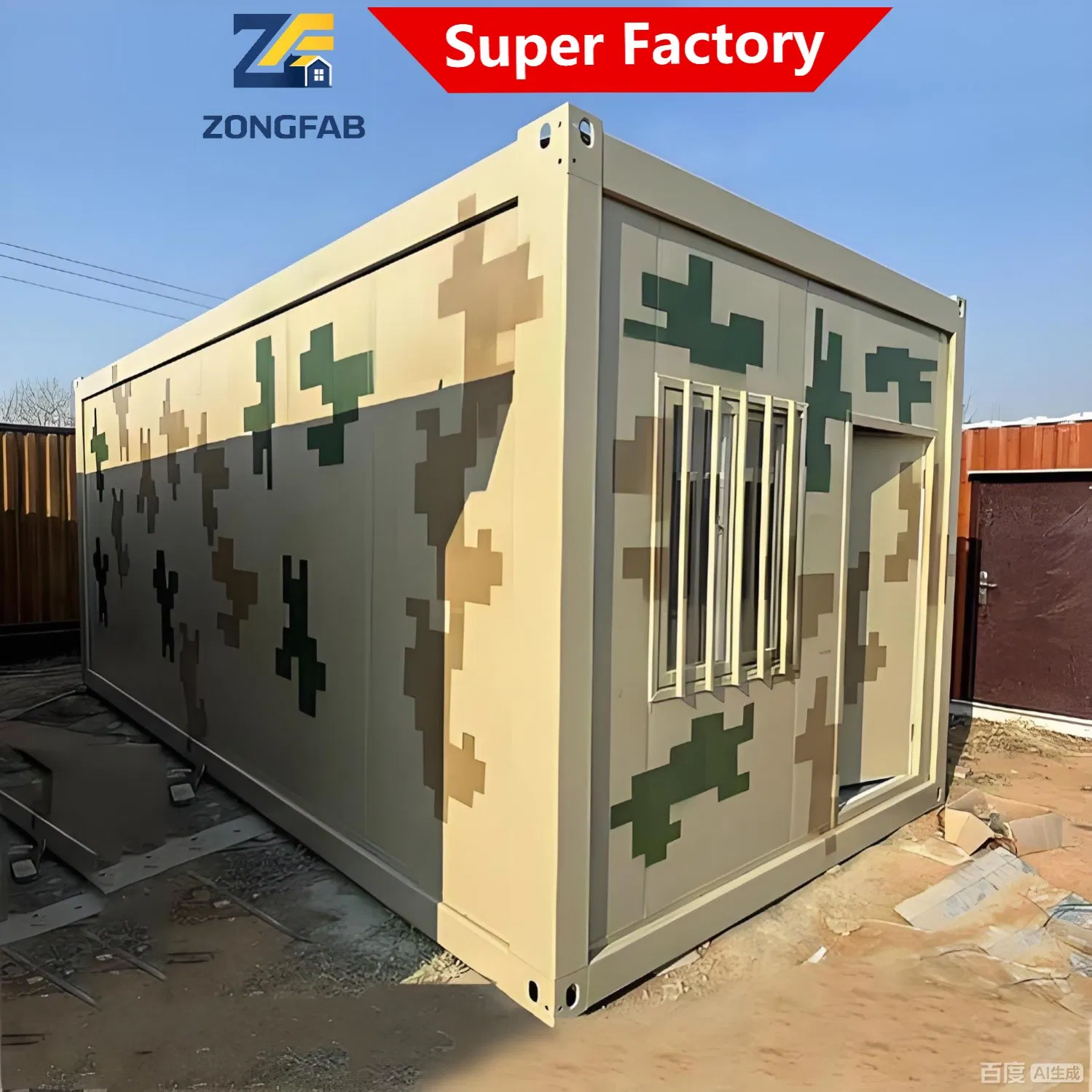 Movable Mobile Tiny Detachable Assembly Prefab Modular Container House Home Labor Labour Campsite Camp