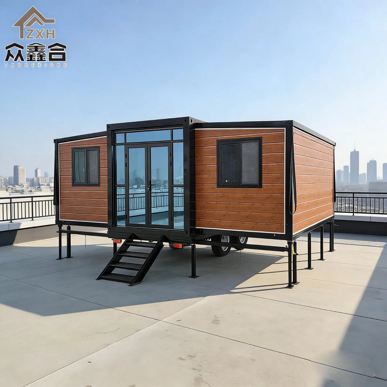 Limited Stock Double Wing Foldable Easy to Assemble Expandable Container House for Hotels