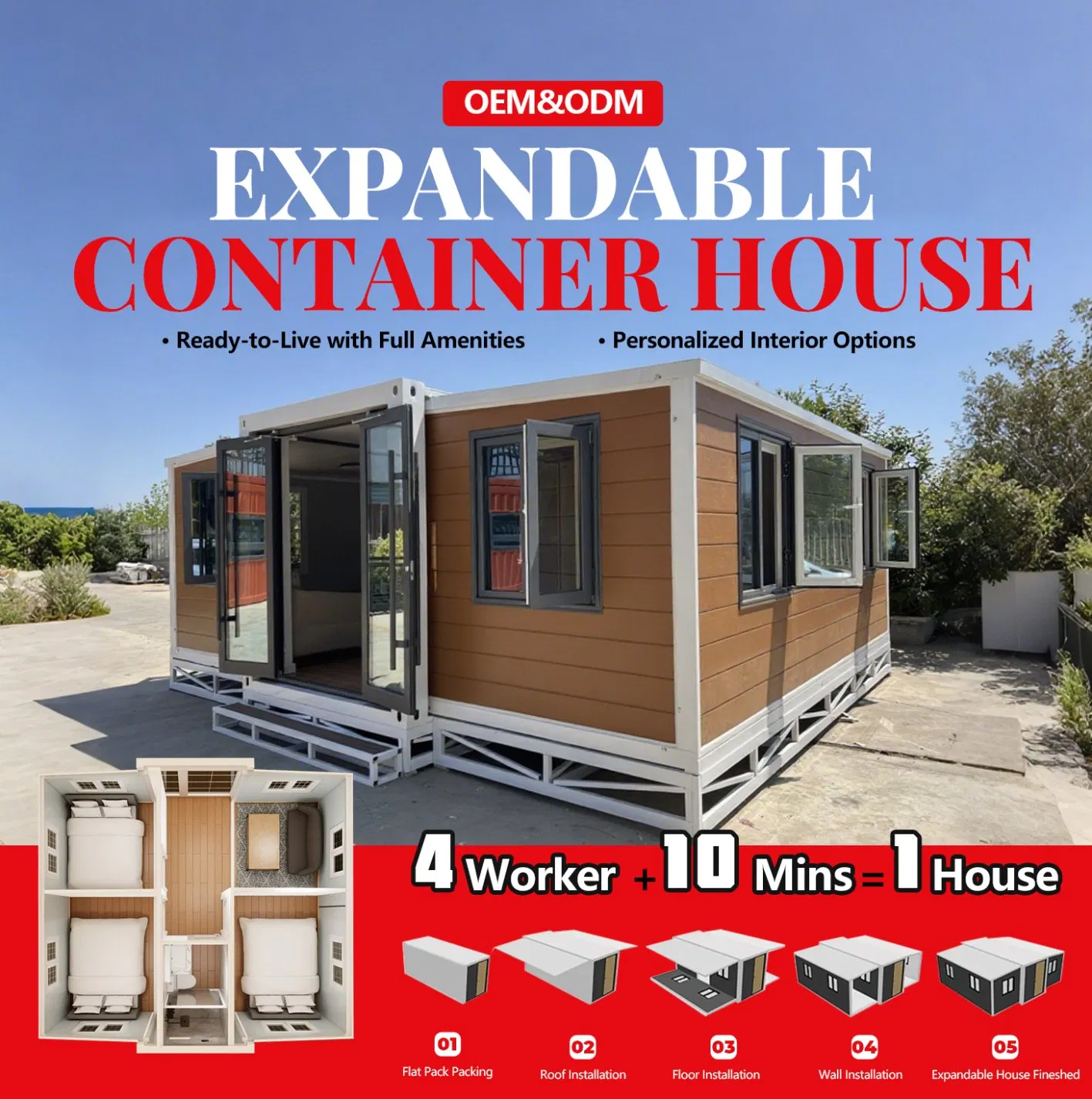 Expandable Container House
