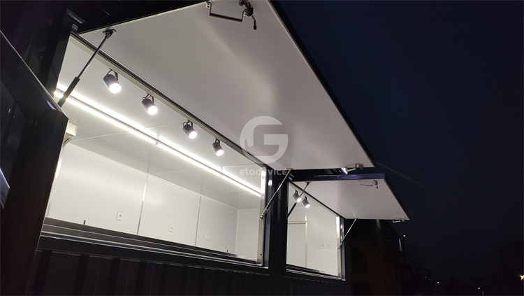 China Shipping Container Pop up Restaurant for Fast Food Cafe Container Bar