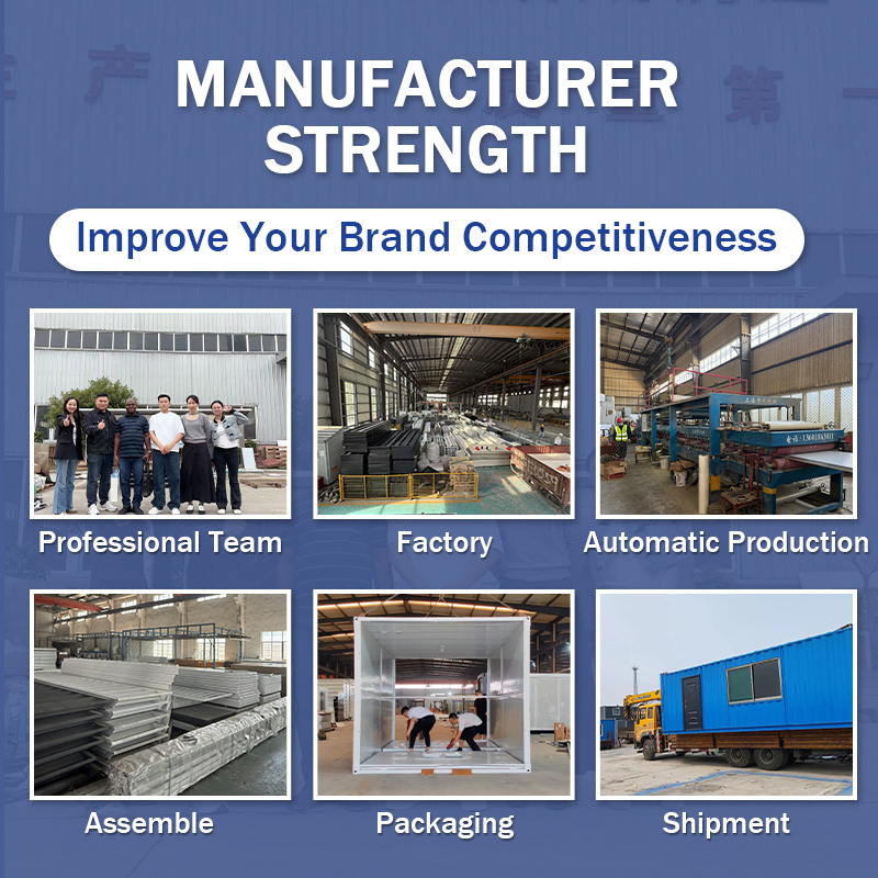 Ready Made 20 Foot Detachable Mobile Home Office Luxury Prefabricated Shipping Container House