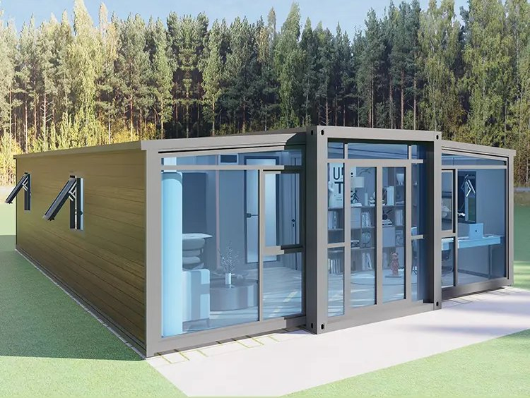 Steel Frame Worker Dormitory Modular Prefabricated Container Expandable Container House Foldable Container House Prefab Villa Prefabricated House