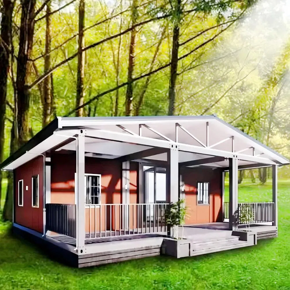 40FT Expandable Fireproof Steel with Emergency Shelter for Urban Disaster Prep Expandable Container House