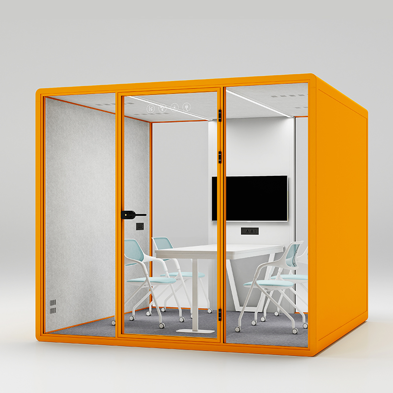 Soundproof Booth Portable Vessel Container House Tiny Home Movable Silent Office Pod