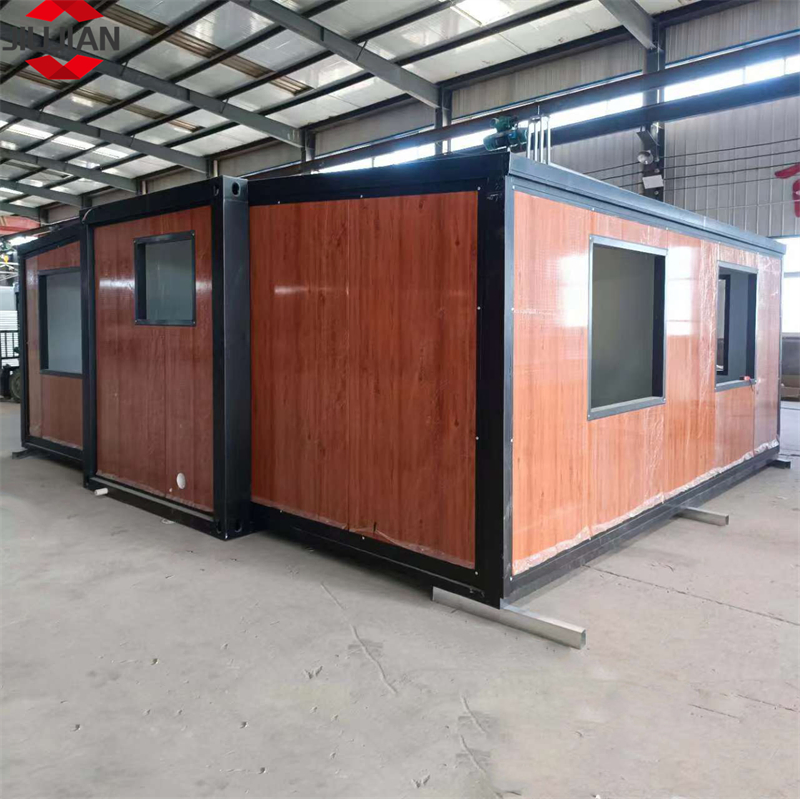 High Quality Double Wing 20FT Prefabricated Movable Camp Modern Expandable Prefab Foldable Container House