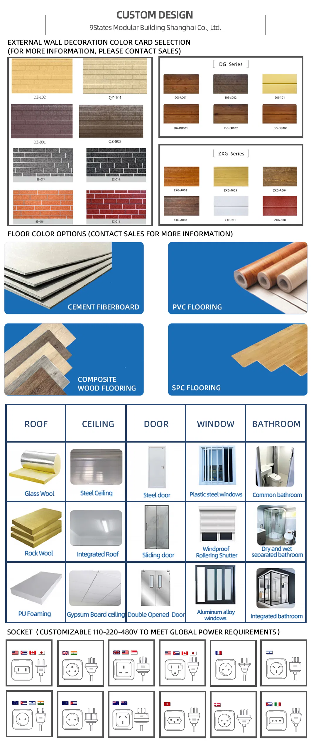 Specification Chart 1