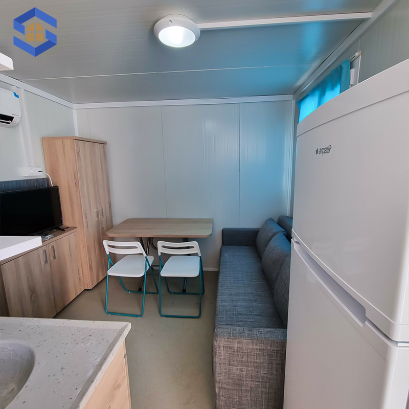 Container Resettlement Housing Solutions with Prefabricated Steel Structure Design