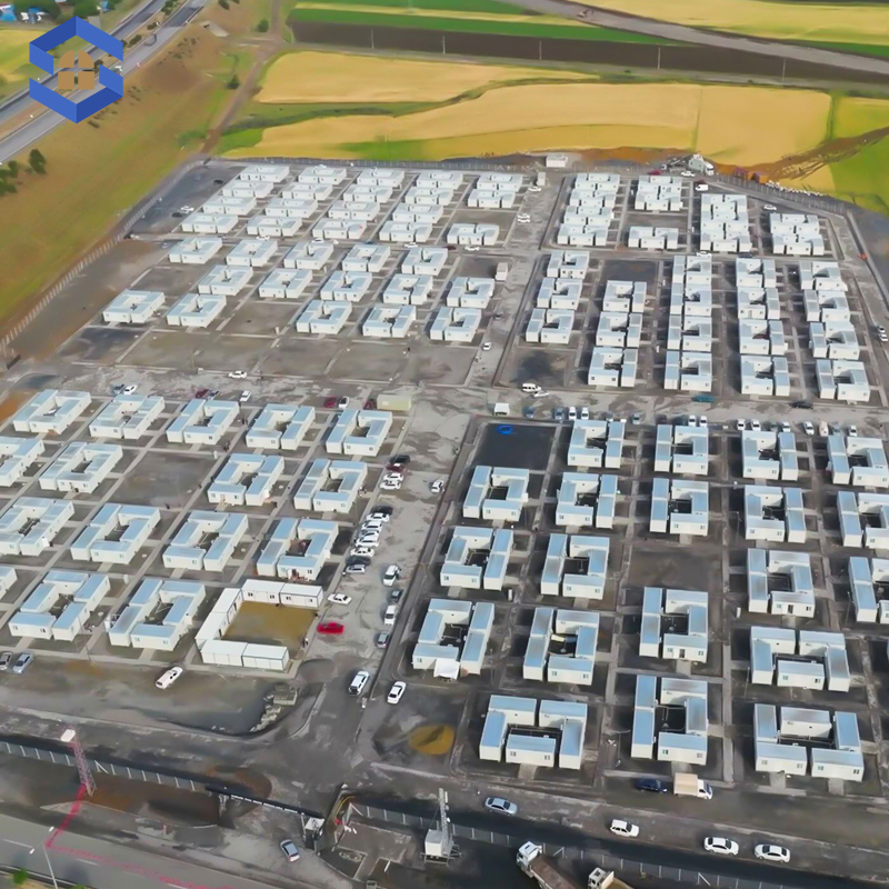 Container Resettlement Housing Solutions with Prefabricated Steel Structure Design