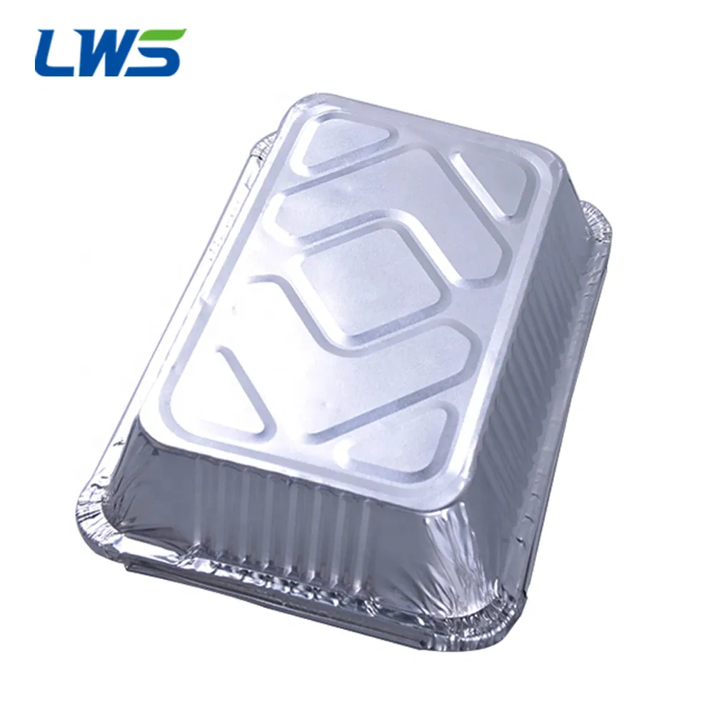 Small Takeaway Round Color Disposable Aluminum Foil Food Baking Container with Cover