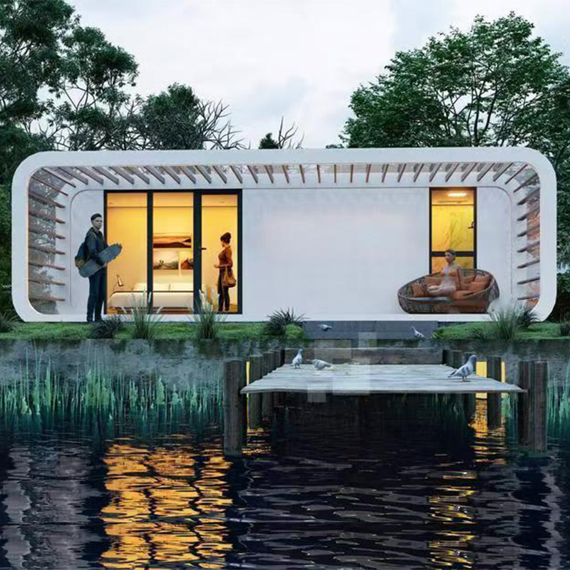 20FT Modular Container House High End Modular Container Home Solar Powered &amp; off-Grid Modern Style Container House