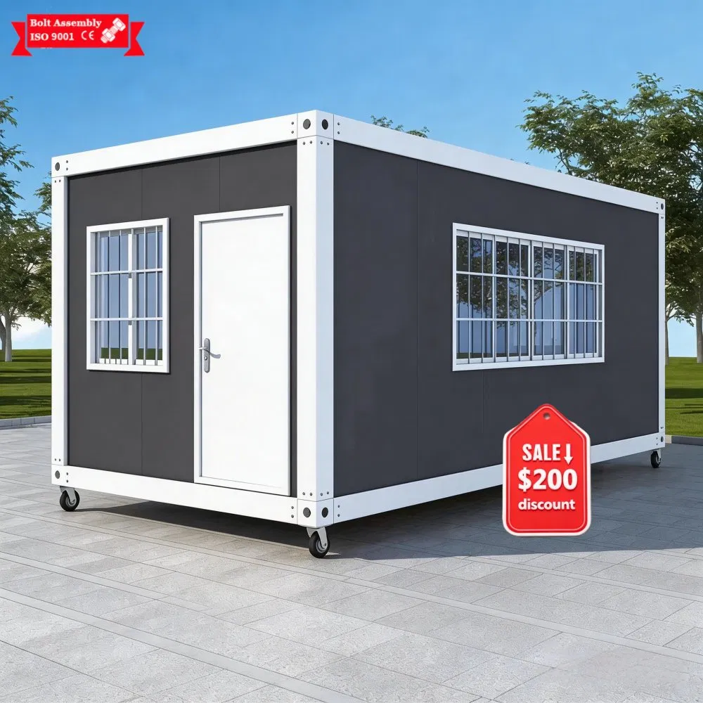 Prefabricated Casa Modular 20FT Steel Structure Breathable Design Modern Office Family Use Villa Hotel Detachable Container House