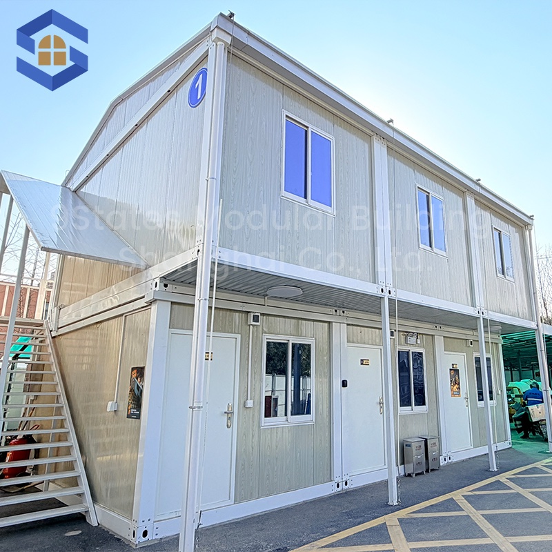 Chic Prefab Container Apartment Casa Modular Prefabricada Customizable Steel Structure Prefab House for Export