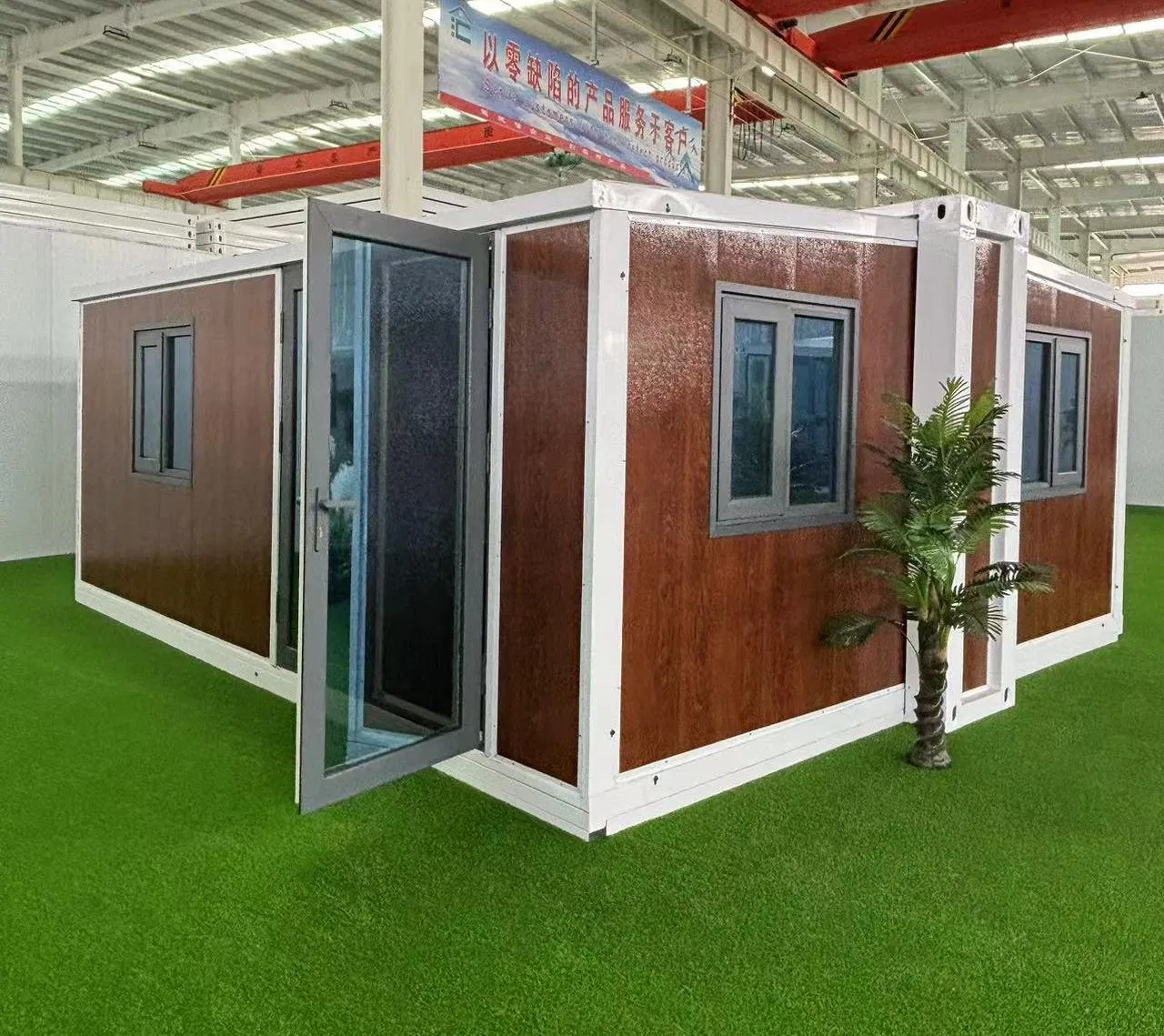 Expandable Container House 20FT 40FT Double Wing Fertable Container House