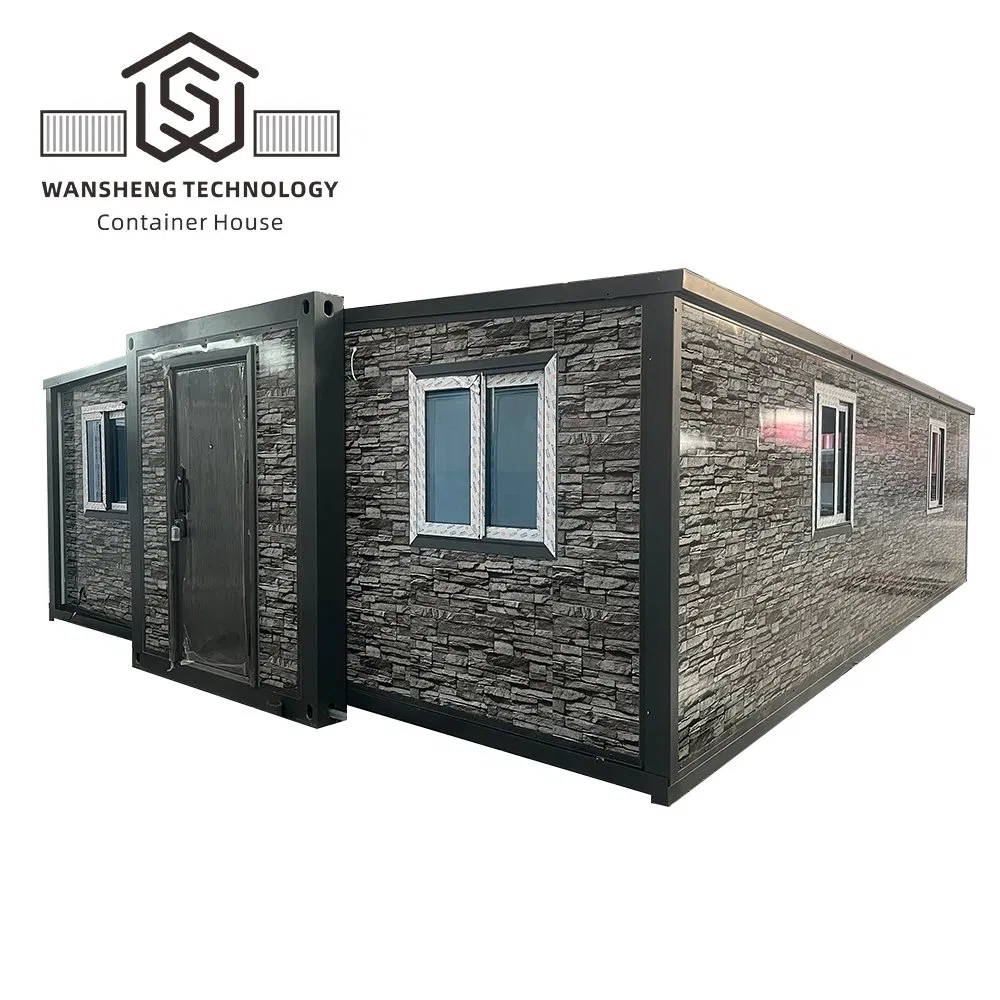 20FT Mobile Expandable Container House with Integrated HVAC System, Fire-Retardant Panels and ISO Certified Structure for Disaster Relief