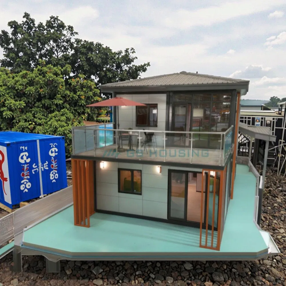 Factory Customized CE Approved Container House Luxury Prefabricated Prefab Steel Structure Villa