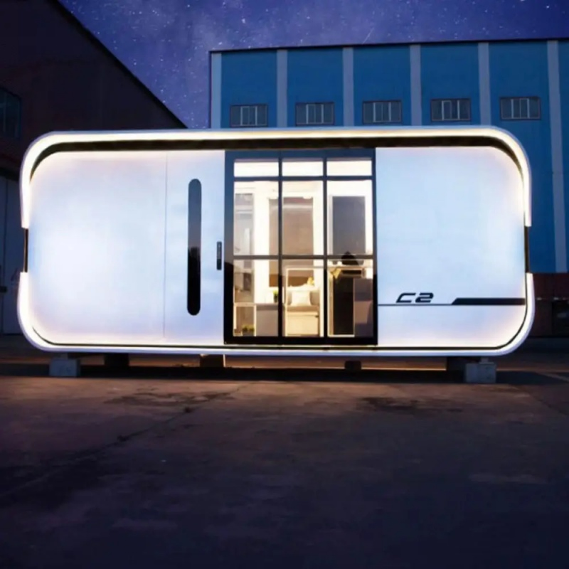 Economic Movable Bar Apple Cabin Container Shop Cafe Scenic Park Lounge