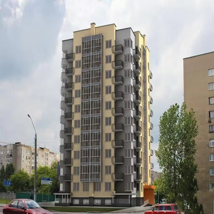 Modern Prefab Townhouse Villa Prefabricated House Hotel Modular High Rise Multi Storey Steel Structure Apartments