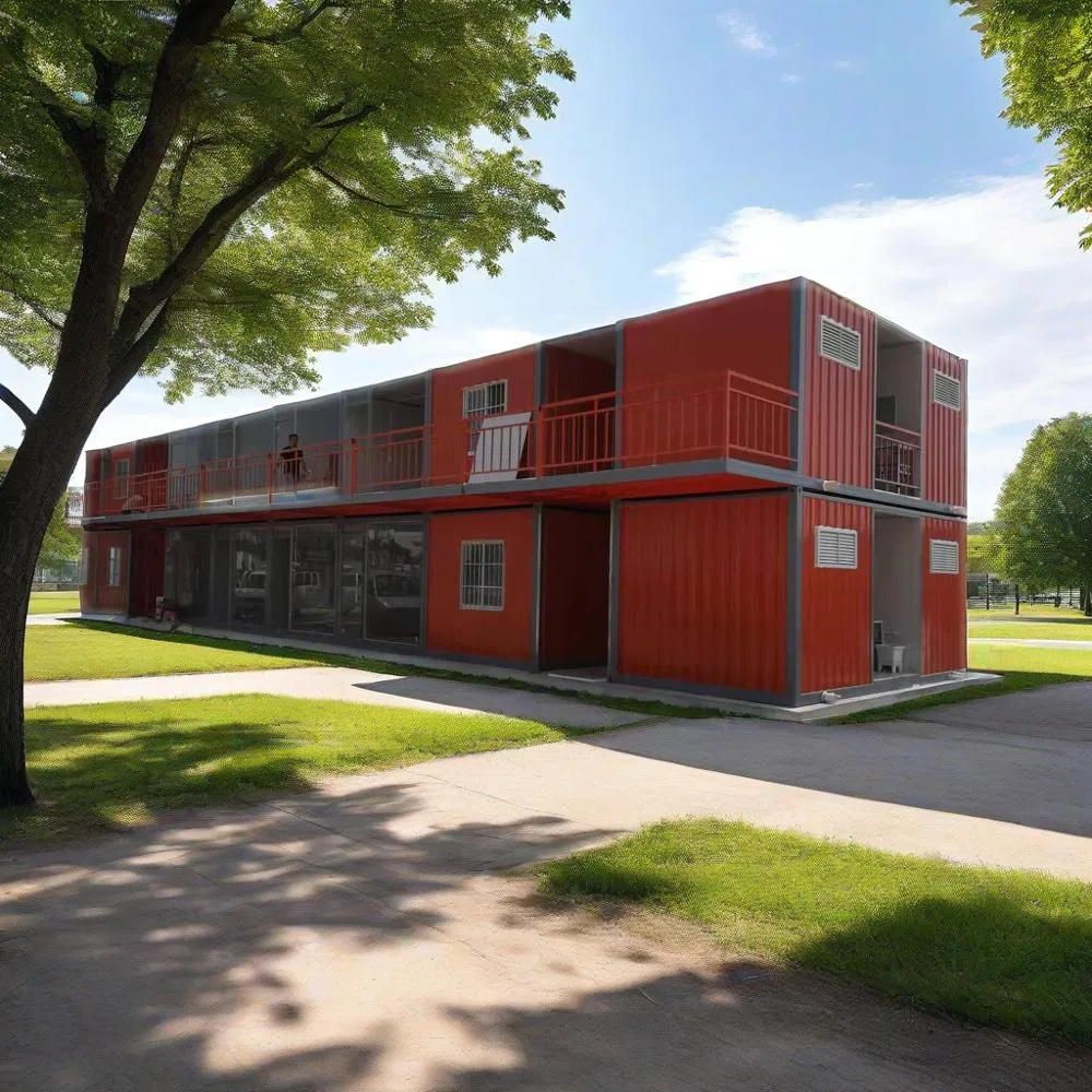 40FT Prefabricated Container House for Temporary Construction Sites