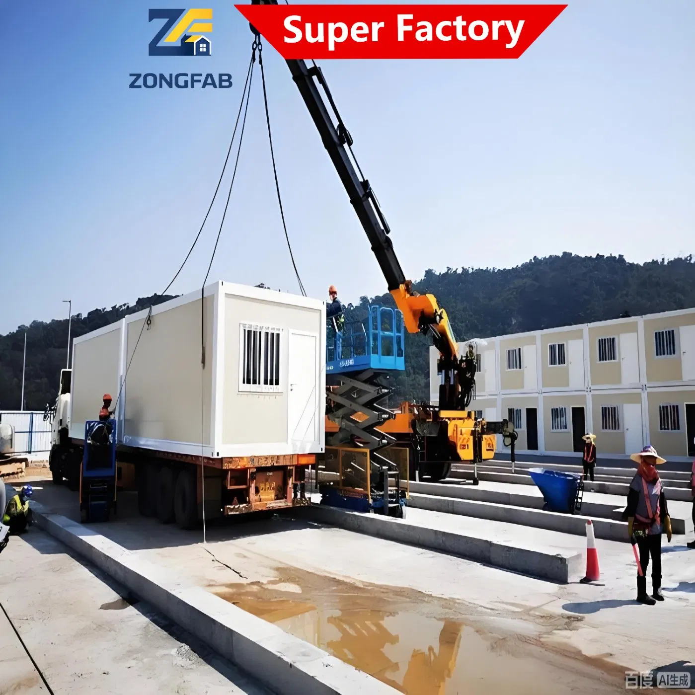 Movable Mobile Tiny Detachable Assembly Prefab Modular Container House Home Labor Labour Campsite Camp