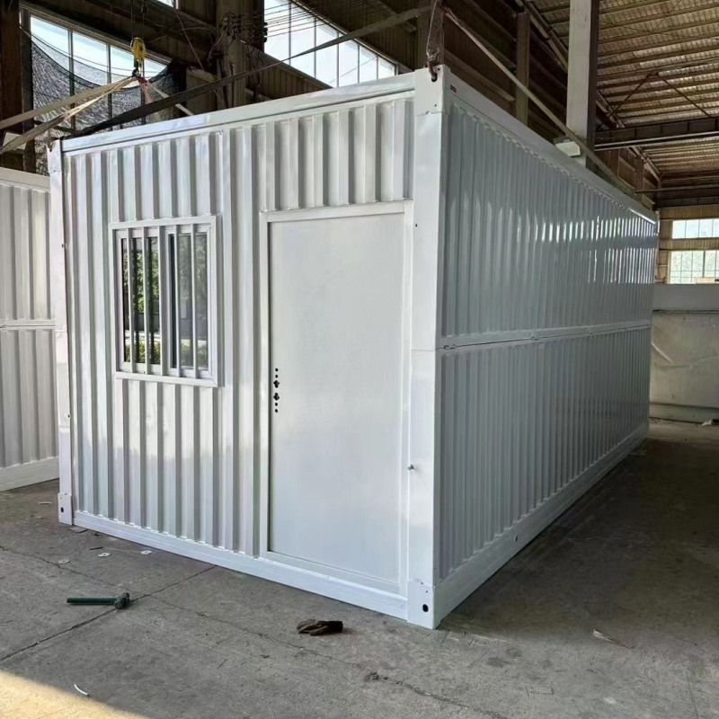 Portable 20FT &amp; 40FT Prefab Modular Homes Ready-Made Sandwich Panel Foldable Folding Container House for Emergency Shelter