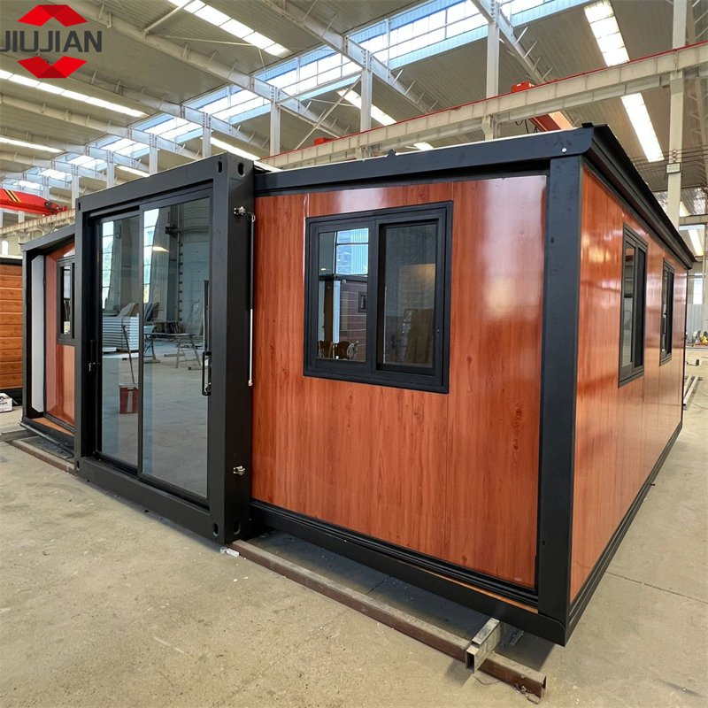 High Quality Double Wing 20FT Prefabricated Movable Camp Modern Expandable Prefab Foldable Container House