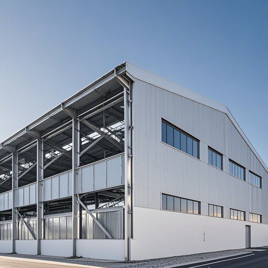 Multi-Story Prefabricated Steel Structure Building for Real Estate Construction Durable Container Houses