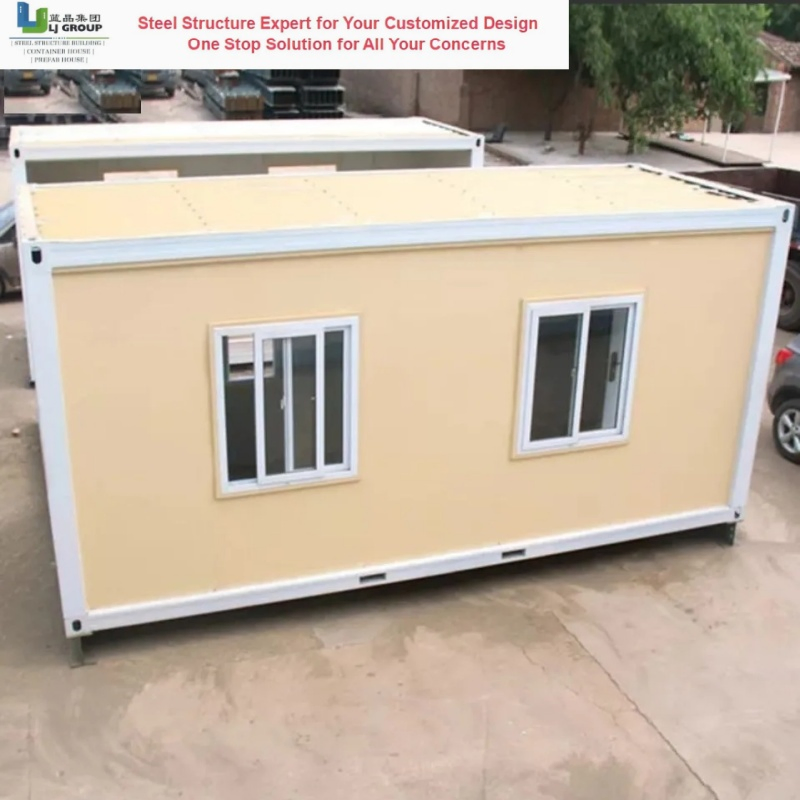 Hot Sale Multi-Story Luxury Indoor Flat Pack Building Modular Mobile Desgn 20FT Prefabricated Container Modular Homes Prefab Building with Toile