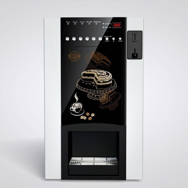 LE 2022 Hot Sales Turkish Coffee Vending Machine With Swipe Card Reader