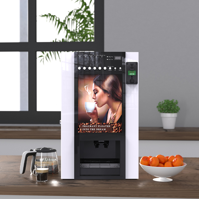 Professional Automatic Instant Coffee Vending Machine Price Juice Liquid Vending Machine Coin Operated Machine