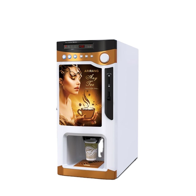Hot Sale Instant Coffee Coin Vending Machine