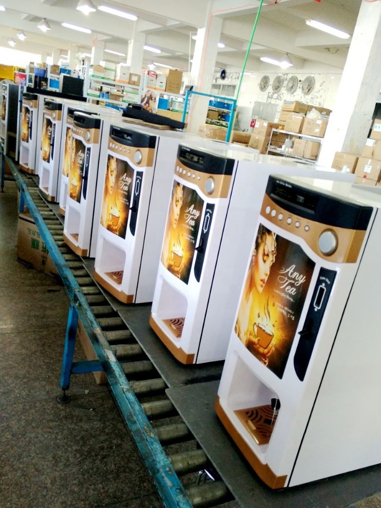 Hot Sale Instant Coffee Coin Vending Machine