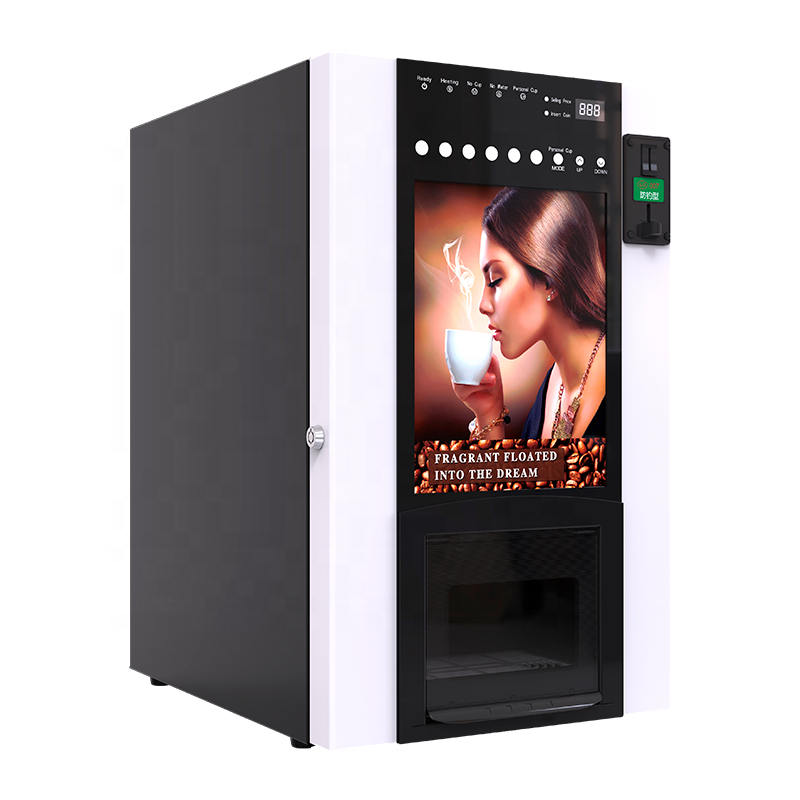 Coin Operated LE308B Turkish Coffee Vending Machine with SDK Self Cleaning & Stability