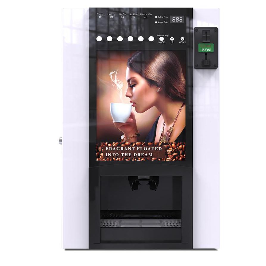 Coin Operated LE308B Turkish Coffee Vending Machine with SDK Self Cleaning & Stability