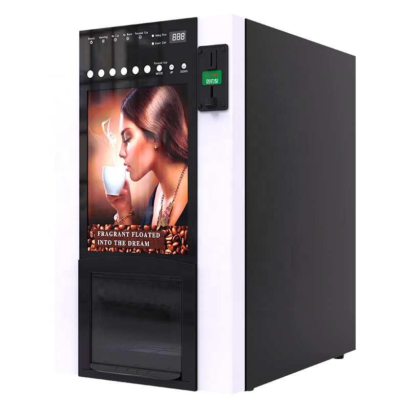 Coin Operated LE308B Turkish Coffee Vending Machine with SDK Self Cleaning & Stability