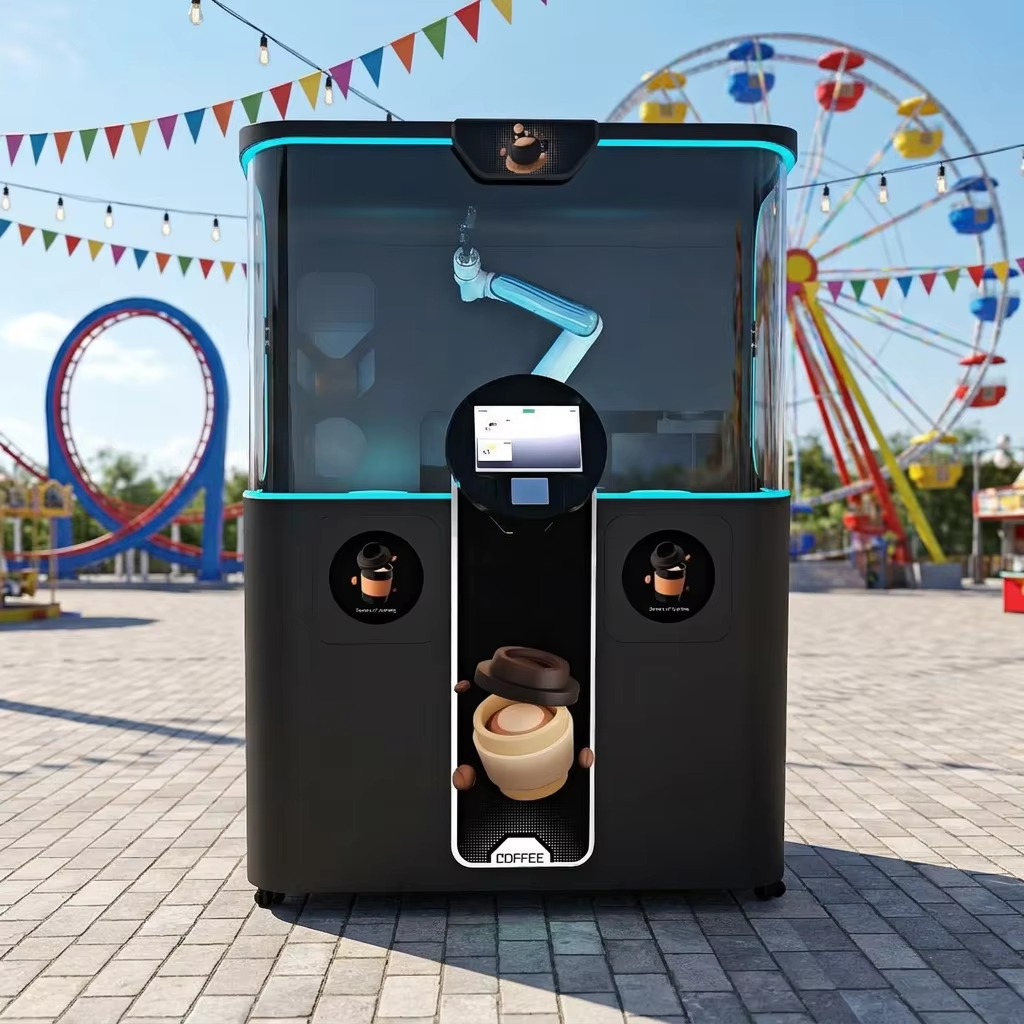Printed Picture Coffee Vending Machine with Touch Screen