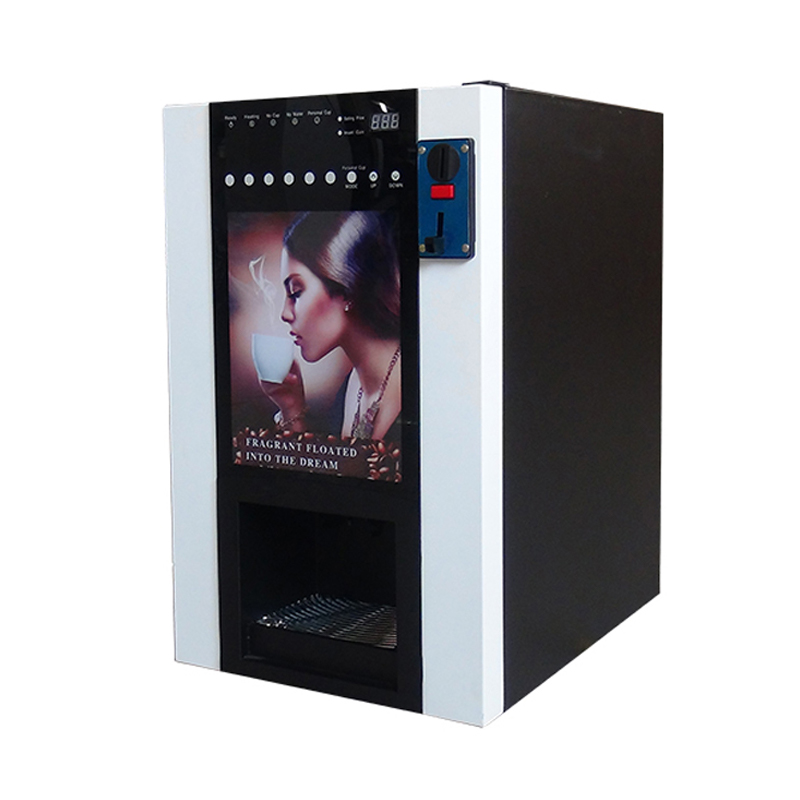 LE Turkish Coffee Vending Machine User-Friendly Interface Coin Payment 150-Cup Capacity Compressor Cooling System 1-Year