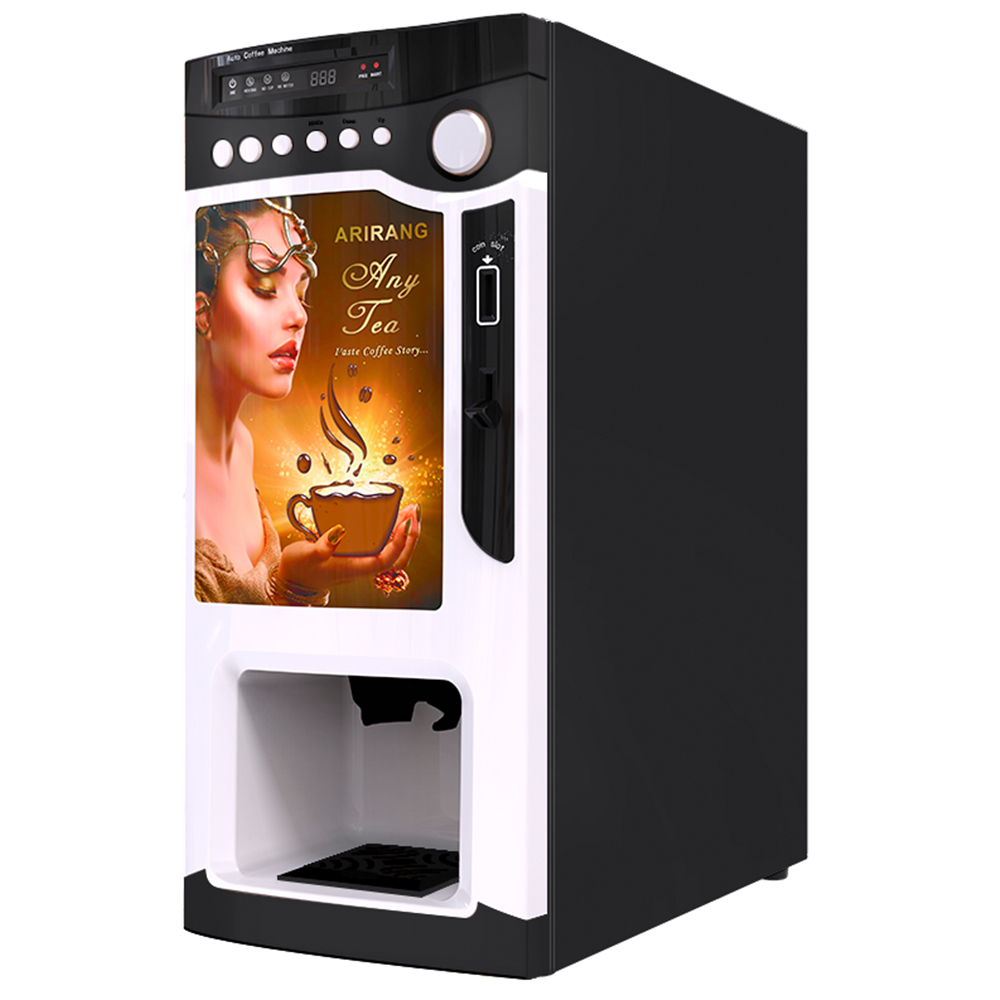 LE303V Quick Instant Coffee Vending Machine With Coin Payment