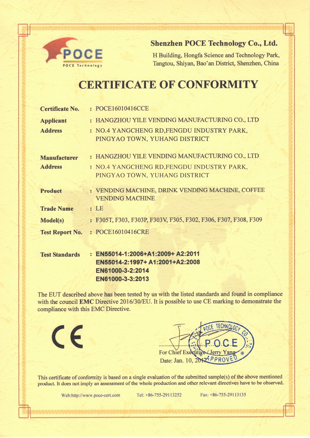 Certification 1