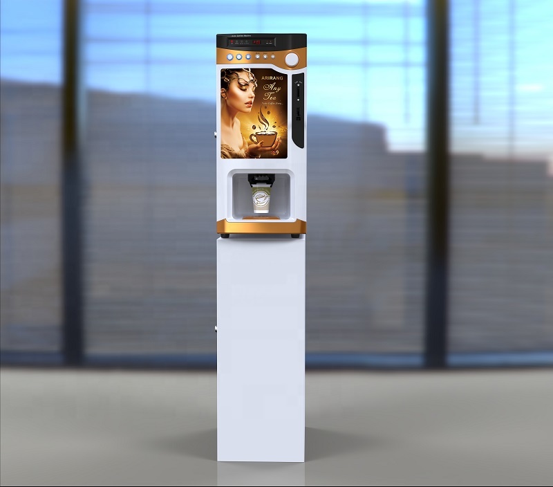 Hot Sale Instant Coffee Coin Vending Machine