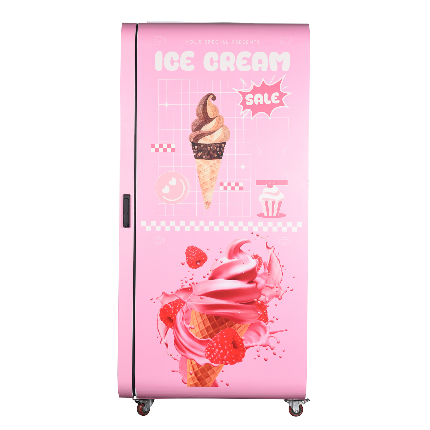 Fully Automatic Ice Cream Vending Machine CE RoHS Certificate