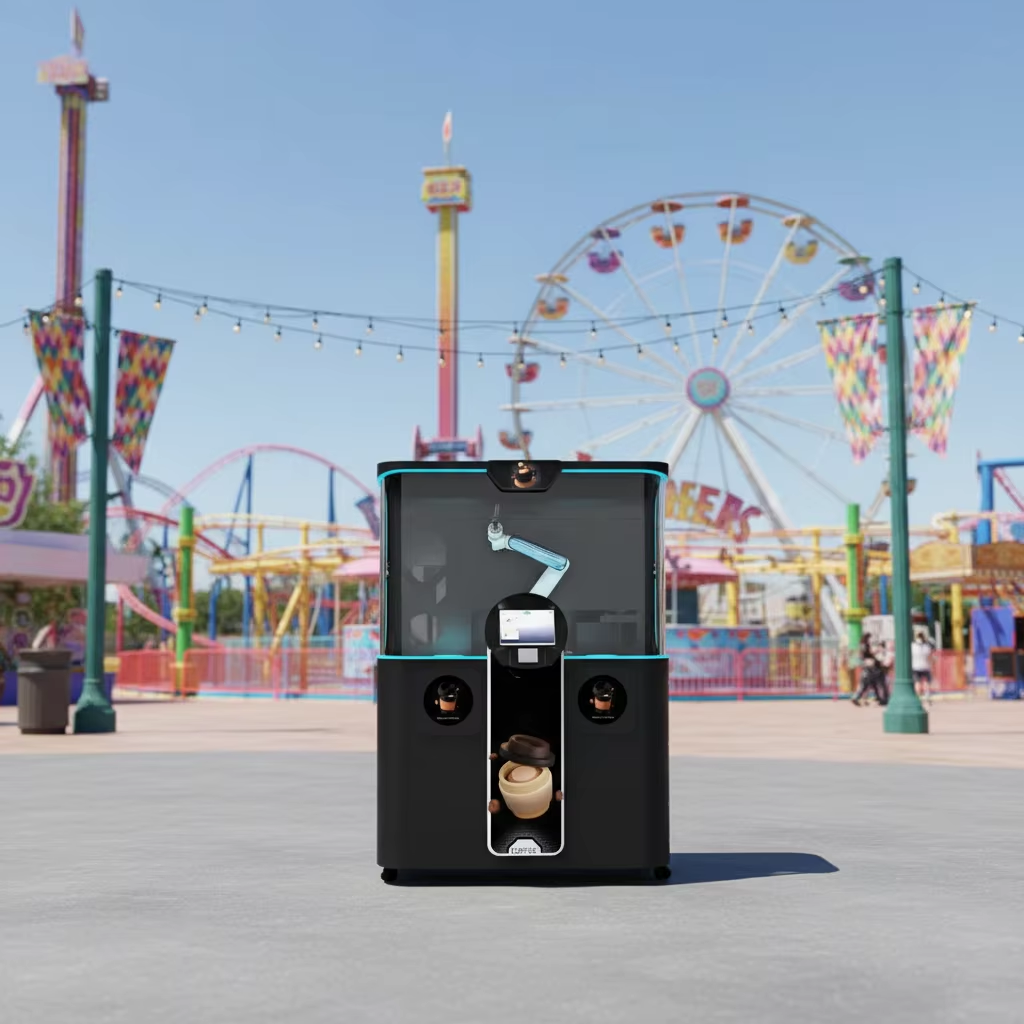 Printed Picture Coffee Vending Machine with Touch Screen