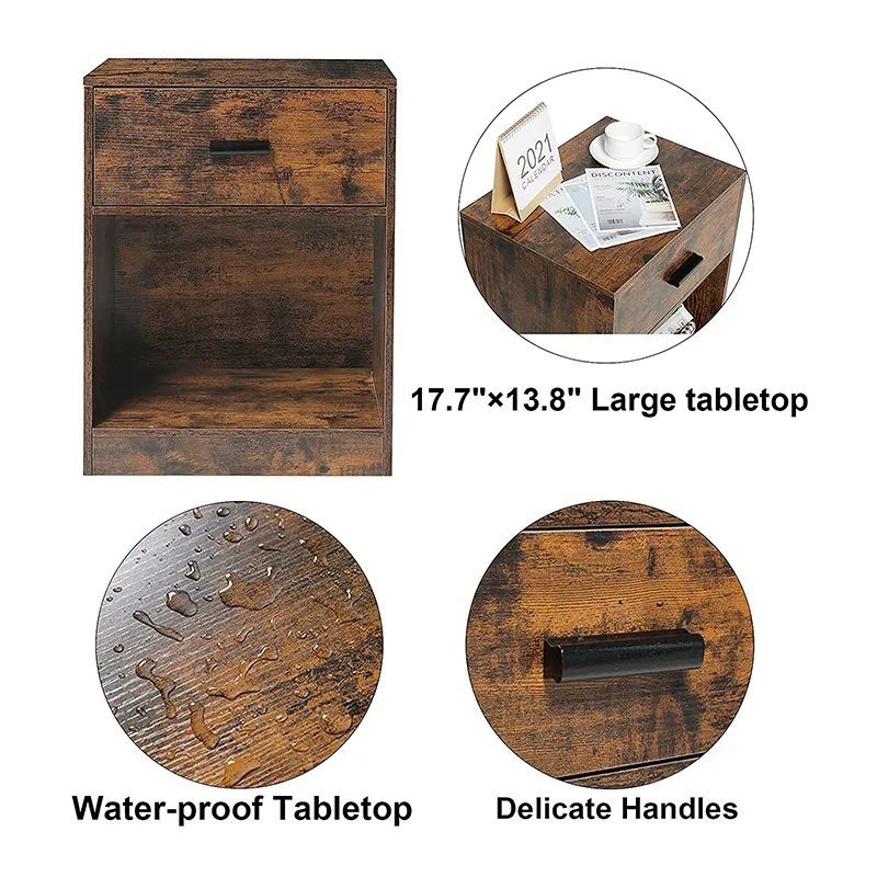 Minimalist Nightstand View 2