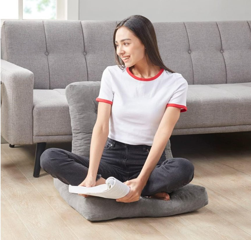 Meditation Floor Pillow Square Large Pillows Seating for Adults